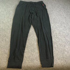 Polo Ralph Lauren Sweatpants Mens Medium Black Casual Lightweight Joggers